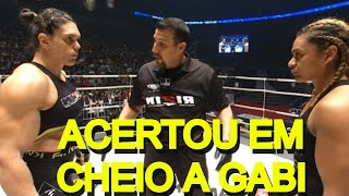 Americana Acerta Um Cruzado Em Gabi Garcia Que Caiu Na Lona - Mma