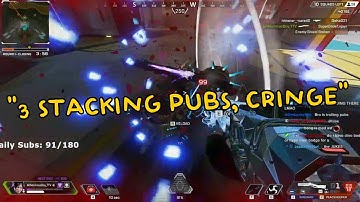 Faide shows WHY he is THE BEST 1v3 Apex Player of the WORLD by DESTROYING this 3-STACK squad in PUBs