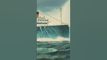 How Close Was This Ship to Sinking? #shipvideo #ship #tidalwave