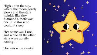 Información Luna the Sleepy Star - A Gentle Bedtime Story for Kids | Read Along & Listen Guía