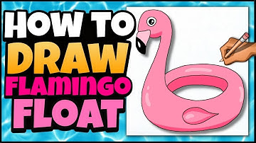 How to Draw a Flamingo Float | Summer Art for Kids