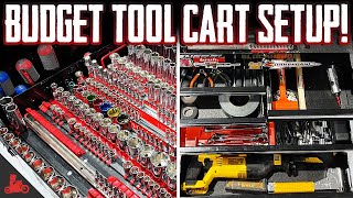 Harbor Freight 5 Drawer Tool Cart - Setup and Organization