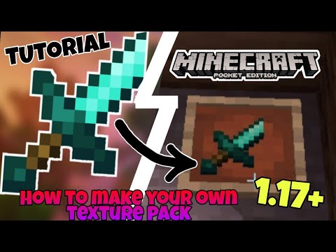 HOW TO MAKE YOUR OWN TEXTURE PACK | TUTORIAL | MCPE 1.17+ | 2021 - YouTube