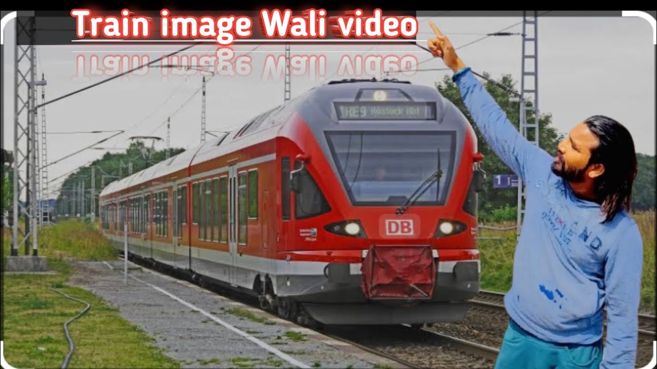 Train Image video viral ||Train super fast II Train viral video 🔥