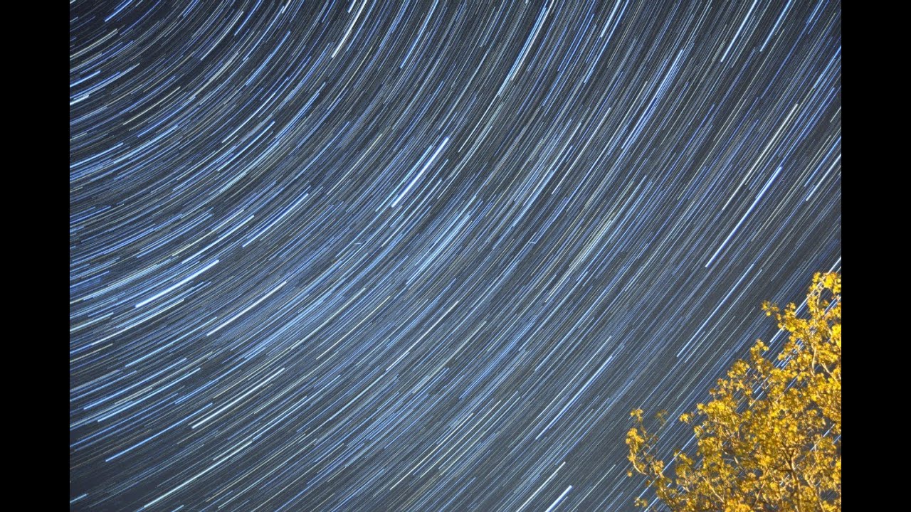 Time laps. Star in motion. Звезды в движении.