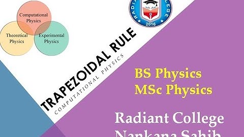 Trapezoidal Rule || Computational Physics|| Lecture 05