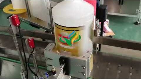 bucket fix point labeling machine