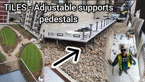 How to install TILES With Adjustable Supports Pedestals