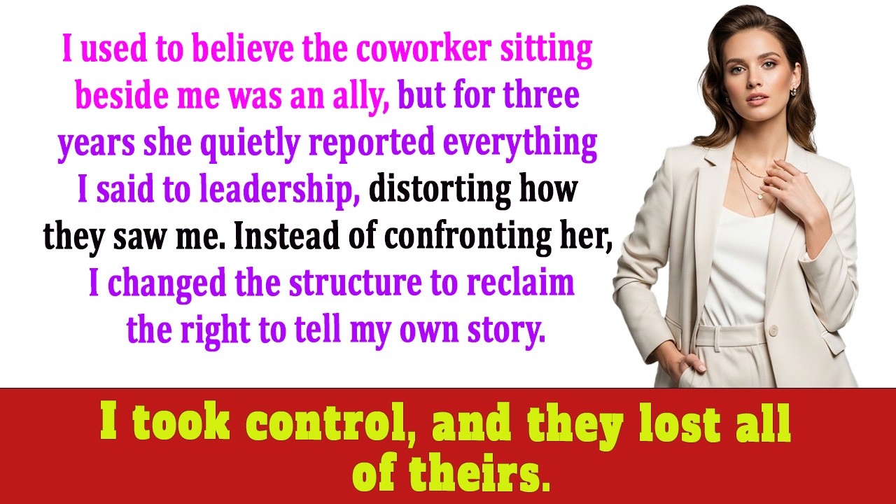 The Coworker Who Sat Beside Me for 3 Years… Was Reporting Me to My Boss | A True Workplace Story