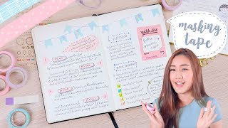 Take Notes With Me EP.6 แค่ใช้ Masking Tape ก็ทำสรุปสวยได้! Peanut Butter