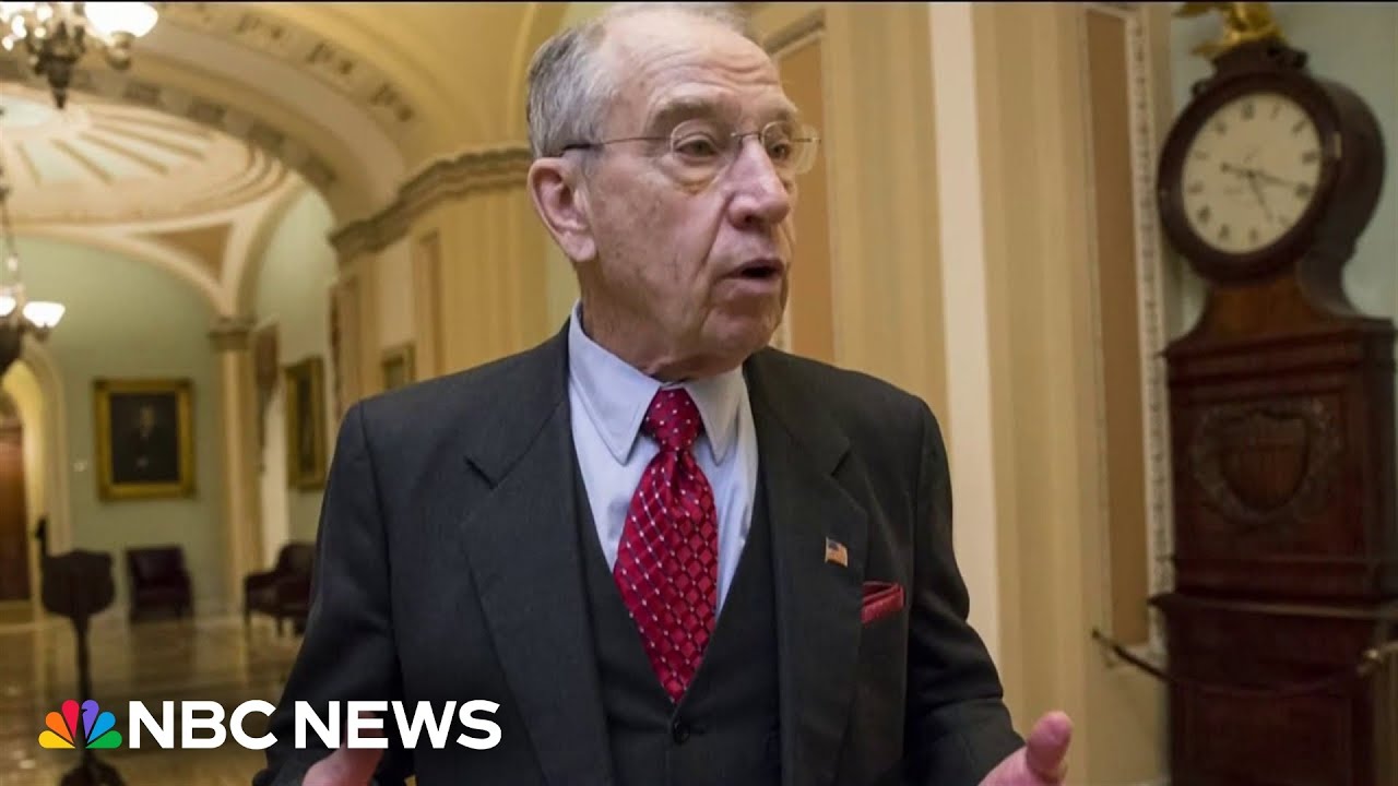 Chuck Grassley, 90-year-old US senator from Iowa, hospitalized ...