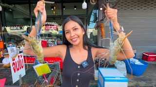 1 FOOT Giant River Prawns - Thai Street Food