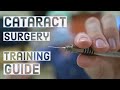 Phaco cataract surgery training guide with artificial eyes