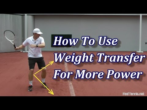 How To Use Weight Transfer In Tennis For More Power