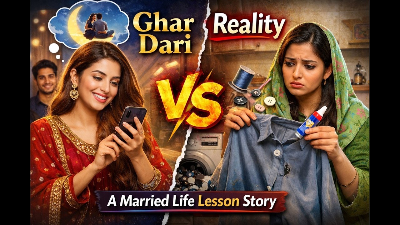 Ghar Dari vs Reality | A Married Life Lesson Story