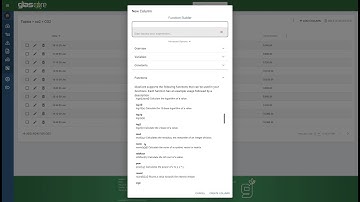 GlasCore Tutorials- Function Builder Part 2 (advanced)