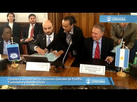 Córdoba avanzará con los sistemas cloacales de Punilla, Traslasierra y Sierras Chicas - Córdoba avanzará con los sistemas cloacales de Punilla, Traslasierra y Sierras Chicas