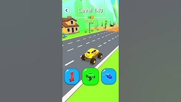 Shape-Shifting 🚙🚁🛵 Race | Gameplay Level - 140 | Hyper Casual Mobile📱 App | Android,iOS - NEW UPDATE