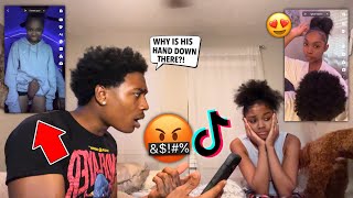 OVERPROTECTIVE Brother React To Lil Sister's CRINGEY TIKTOKS