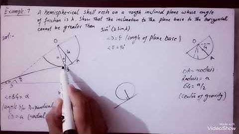 Mechanics chapter 5 Friction. Example 7