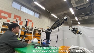 Haptic device test for Hydra-UW3 control (2021.1)