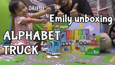 Emily Unboxing: Lego Duplo ALPHABET TRUCK