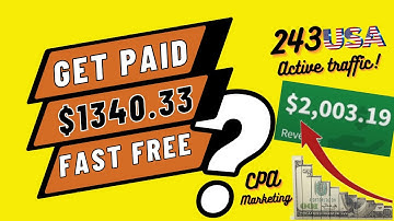 Get Paid $1340.33 Fast, CPA Marketing Tutorial, Make Money Online, CPAGrip Tutorial