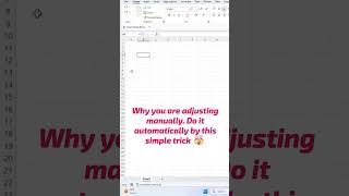 How to AutoFit EVERYTHING in Excel FAST! #shorts#tricks #tips #youtubeviral #excel #youtube #reels