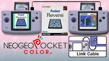 NGPC 2p Link Mode - POCKET REVERSI #NeogeoPocketColor #NGPC #SNK #Multiplayer #PocketReversi