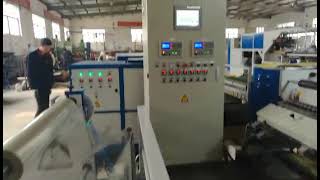 Rotary bar hot melt adhesive label coating machine