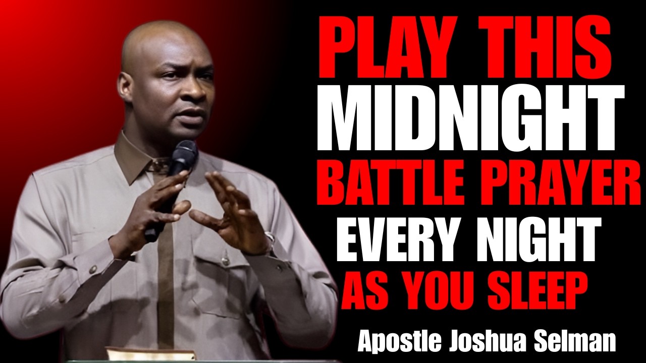 🔥 PLAY THIS MIDNIGHT BATTLE PRAYER EVERY NIGHT AS YOU SLEEP | Apostle Joshua Selman