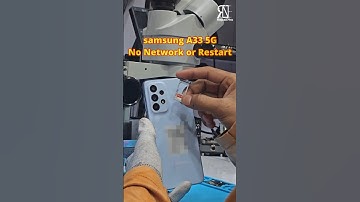 Samsung A33 5G No Network or Restart issue solved Repair Motherboard CPU Reballibg #shorts #hype