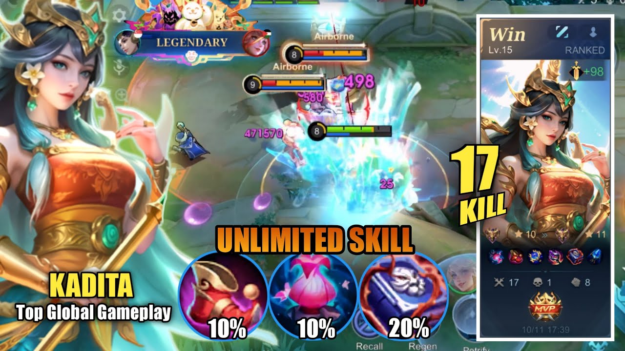 Кадита становится БОГОМ! Новый чит БЕСКОНЕЧНОЕ комбо || Лучший билд Кадиты 2025