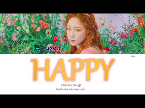 TAEYEON \"HAPPY\" (Easy Lyrics)