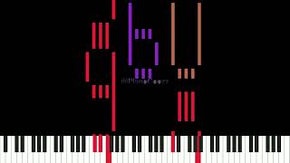 900–999 in Black MIDI Piano Note Art 🎹 | Connected 9s & 3× Tall Last 9