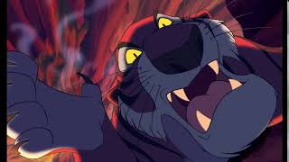 Balto Leaps Into Shere Khan