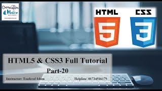 HTML5 & CSS3 Full Tutorials in Bangla Part 20- (Borders)