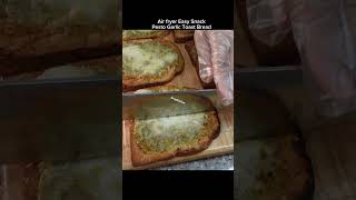 Easy Air fryer Snack Pesto Garlic Toast Bread #ytshorts #leneykitchen #airfryer