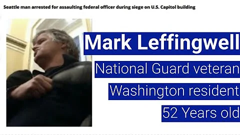 US Capitol Arrests: Mark Leffingwell SENTENCED
