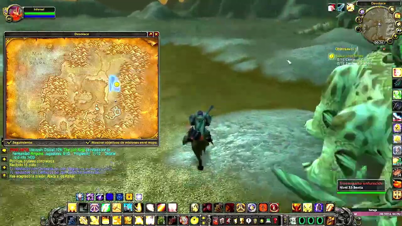 Misiones de los centauro Magram, Enano Paladín WOW Lich