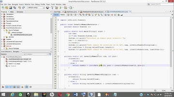 Invertir Numero por Método de la Recursividad