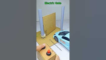 Electric Gate • Dc Motor | #dcmotor #tech #youtubeshorts #dcmotorproject