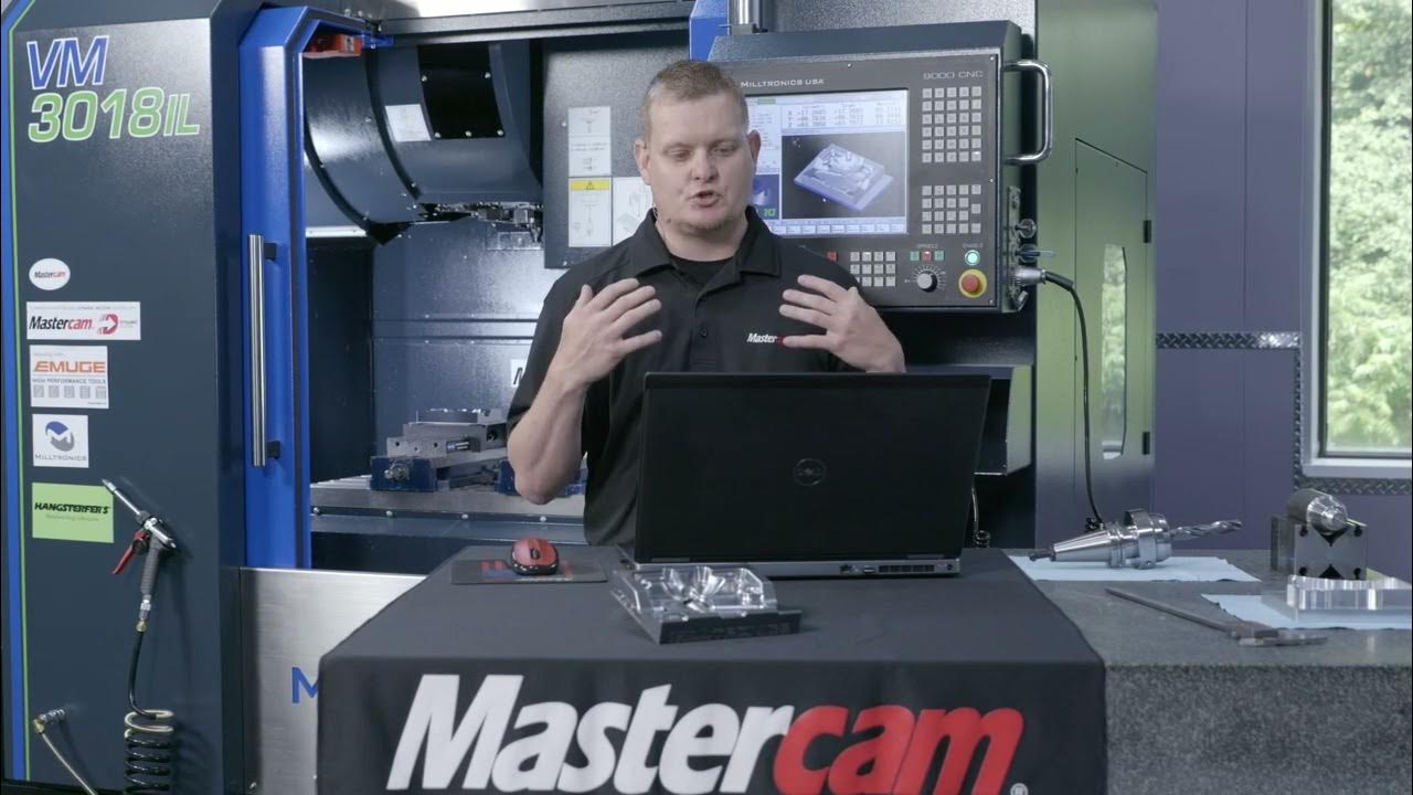 Optimizing cut patterns using Mastercam's HighSpeed Equal Scallop Tool