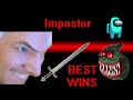 XQC BEST IMPOSTOR WINS IN AMONG US! FT. ADEPT, MOXY & OTHERS