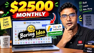 This “Boring” Website Makes $2,500+/Month — I Built It Using AI