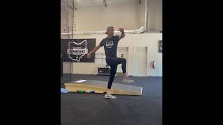 Flamingo Pitching Drill
