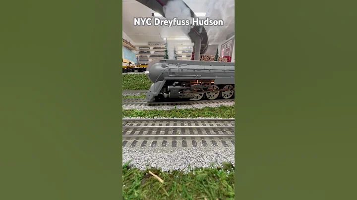 Beautiful O Scale MTH Premier4-6-4 Dreyfuss Hudson’s First Run On The Layout