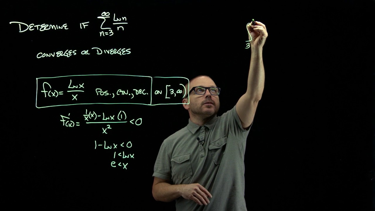 Integral Test - Example - YouTube