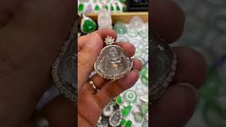 翡翠佛公： “心是万相之源，心静则福来，心燥则福散，人生本无杂，心静自然清”#天然缅甸翡翠a货 #翡翠佛公 #翡翠 #高端翡翠 #收藏爱好者
