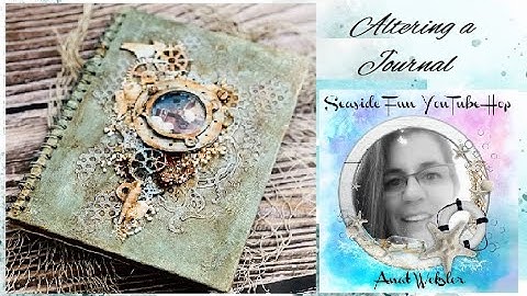 Seaside Fun Hop - Step by Step mixed media tutorial